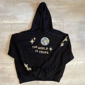 someslight clothing “The World Is Yours” Puff Print Hoodie